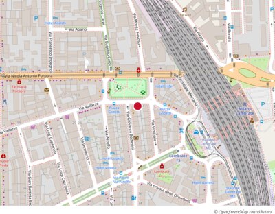 Area map: Piazza Gobetti 12, 20131 Milano