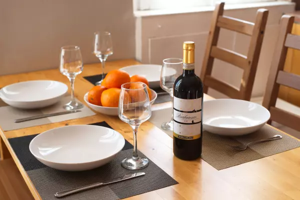 Kitchen table detail